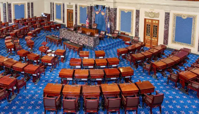 Photo of United States Senate Chamber