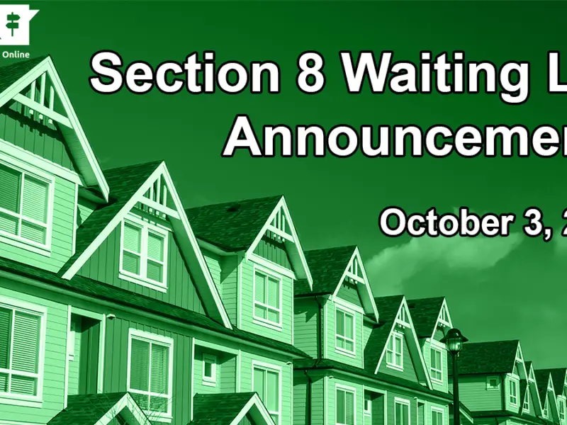 Section 8 Waiting List Announcements Banner image for October 3, 2022 - Affordable Housing Online