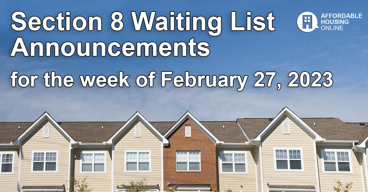 section-8-waiting-list-announcements-feb-27-2023-affordable